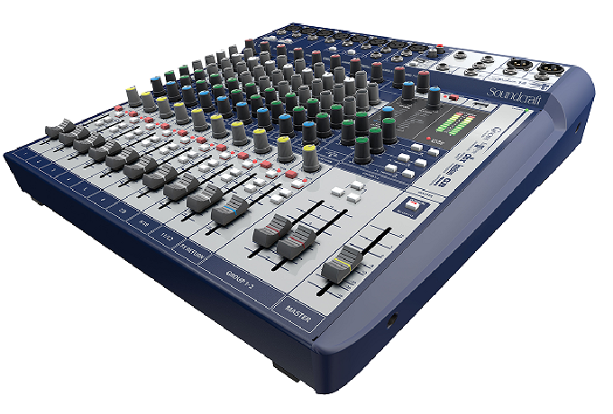 SOUNDCRAFT SIGNATURE - 12 CHANNEL ANALOG MIXER